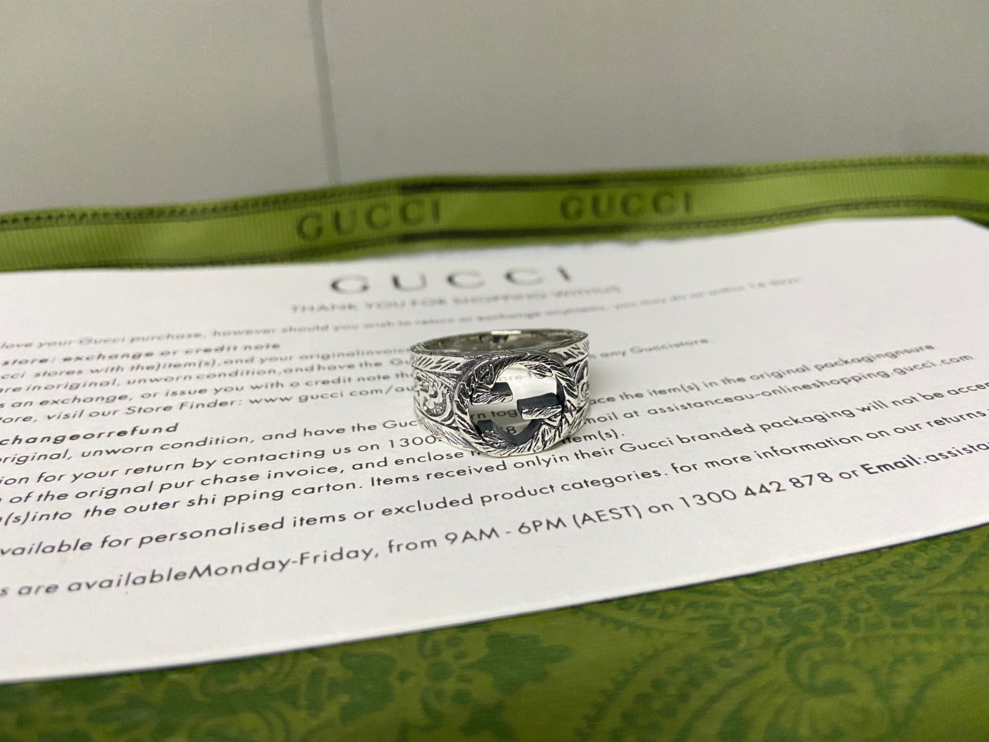 Gucci Interlocking G Ring