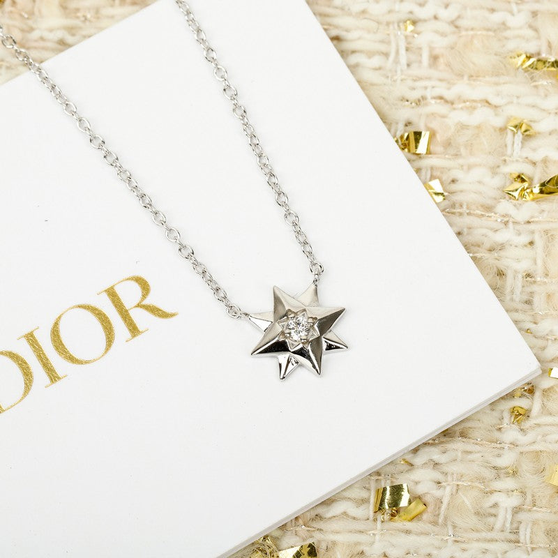 18K Dior Star Diamond Necklace