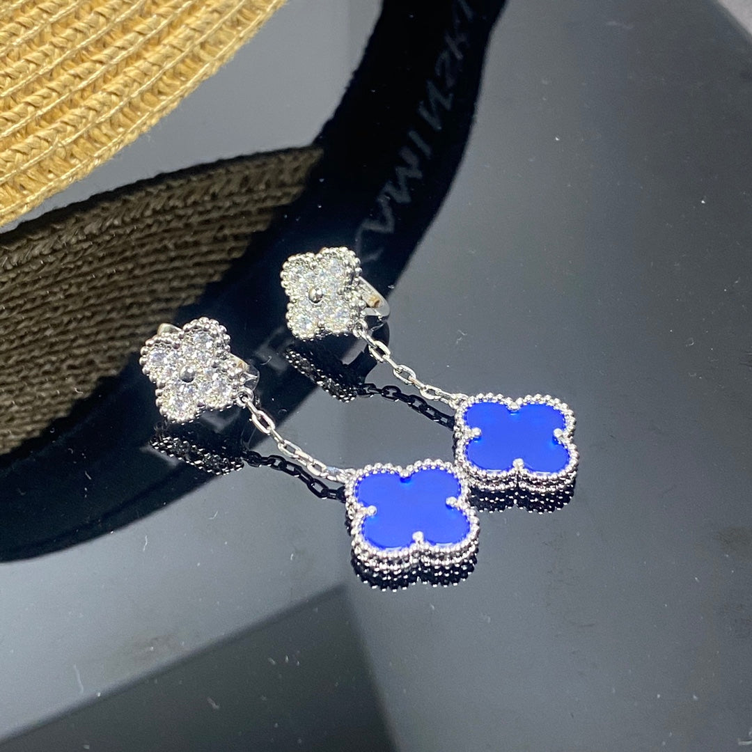 18K Van Cleef & Arpels Magic Alhambra Earclips Earrings