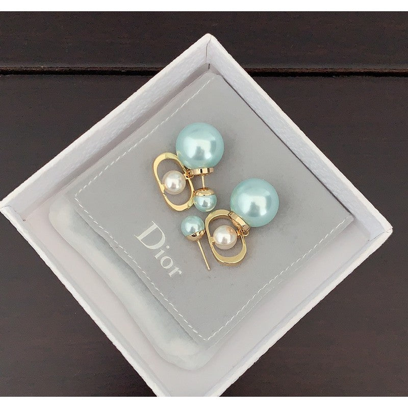 18K Dior Tribales Blue Pearl Earrings