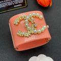 18K Chanel Pearl & Diamond Pink Cuff Bracelet