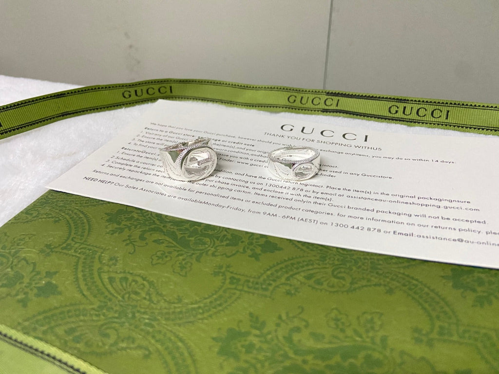 Gucci Interlocking G Wide Ring