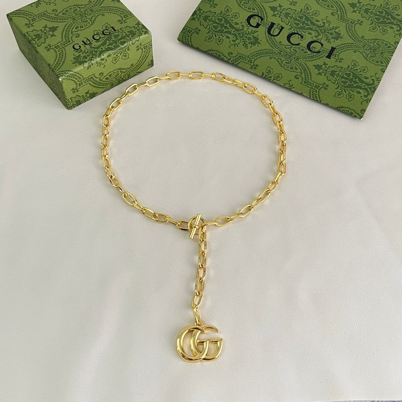 18K Gucci Big Gold Necklace