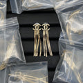 18K Chanel 24B Long Tassel Earrings