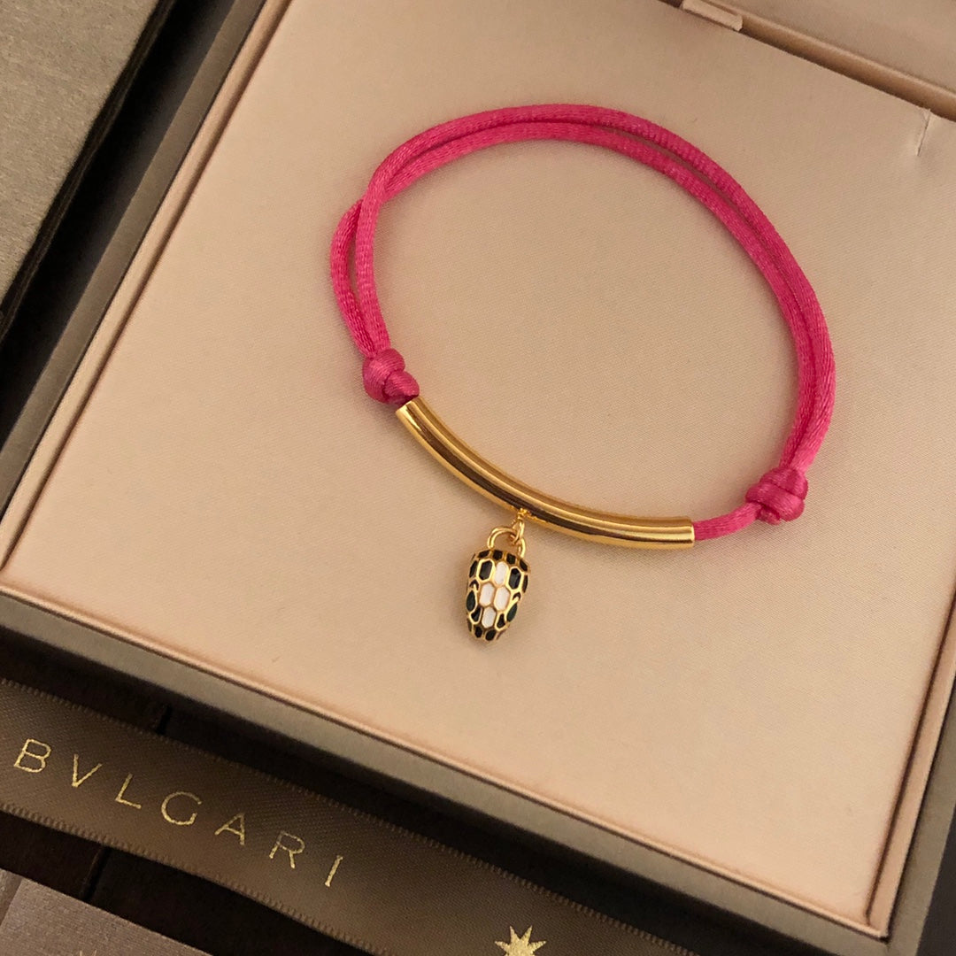 18K BVLGARI BV Serpenti Forever Pink Bracelet