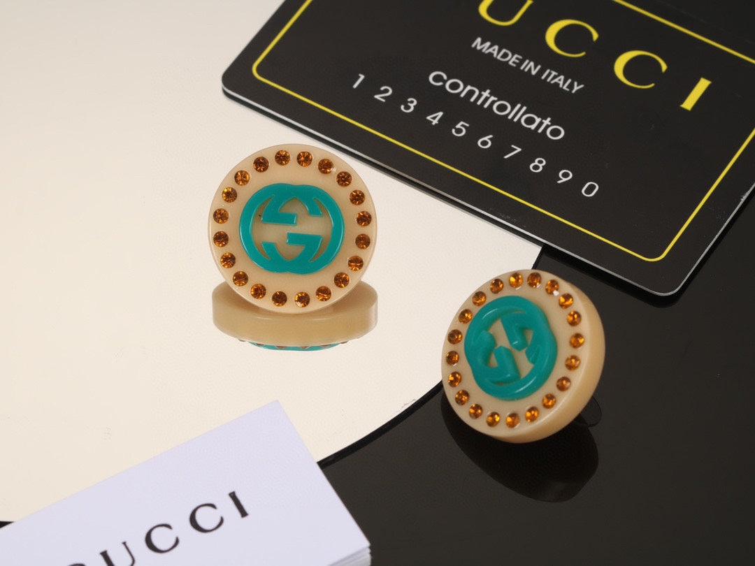 18K Gucci Resin Earrings