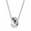 18K BVLGARI BV Two Rings Necklace