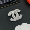 18K Chanel Full Diamond Brooch
