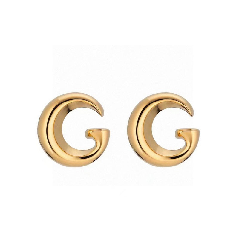 18K Gucci Logo Earrings