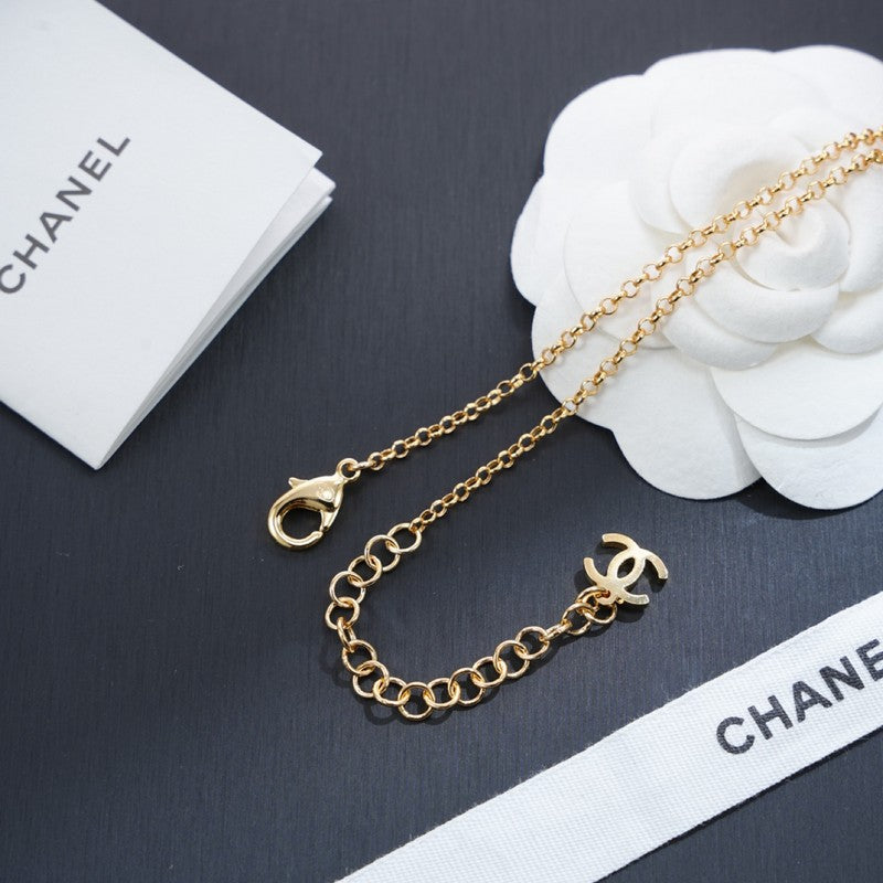 18K Chanel Color Flower Necklace