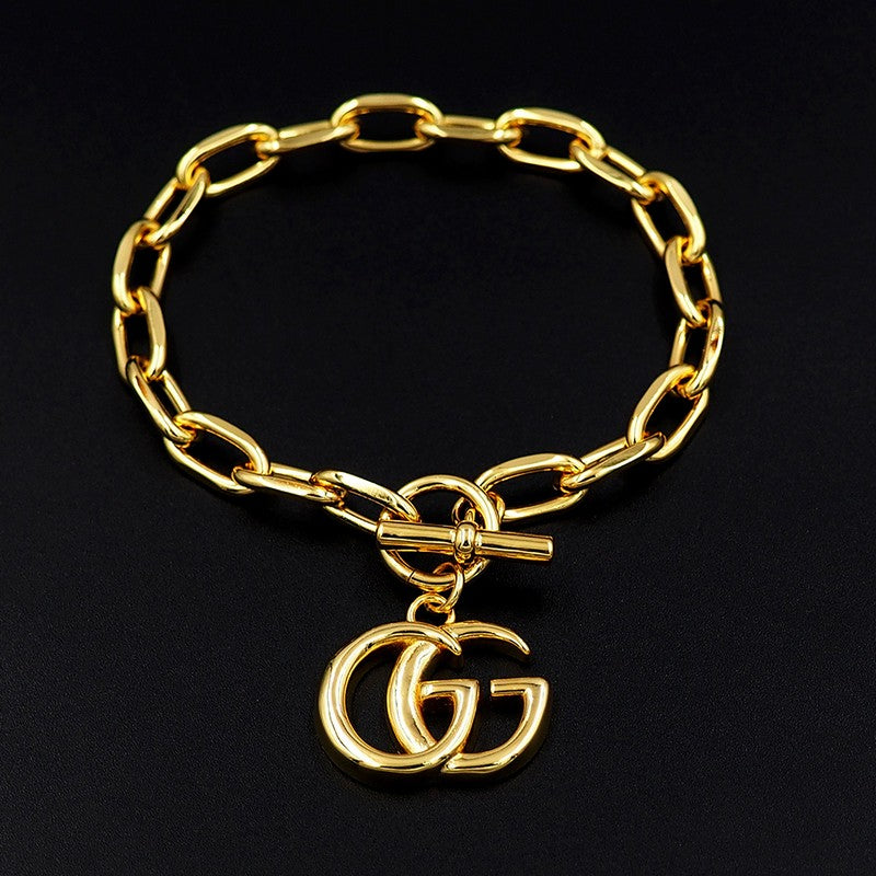 18K Gucci Interlocking G Gold Bracelet