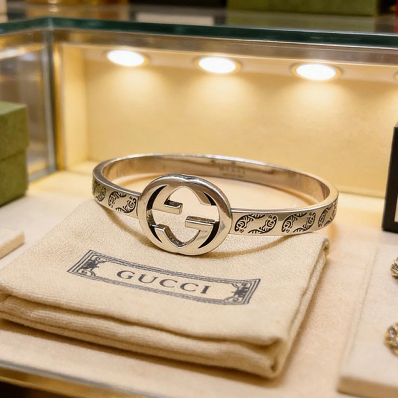 18K Gucci Interlocking G Gold Bracelet
