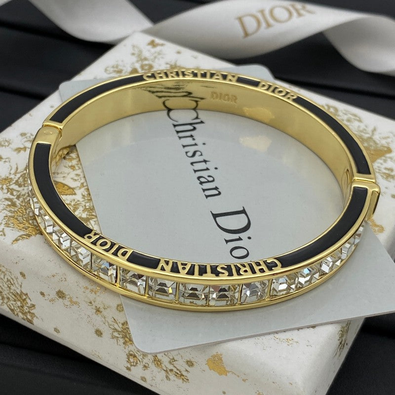 18K Dior Night Code Bangle Bracelet