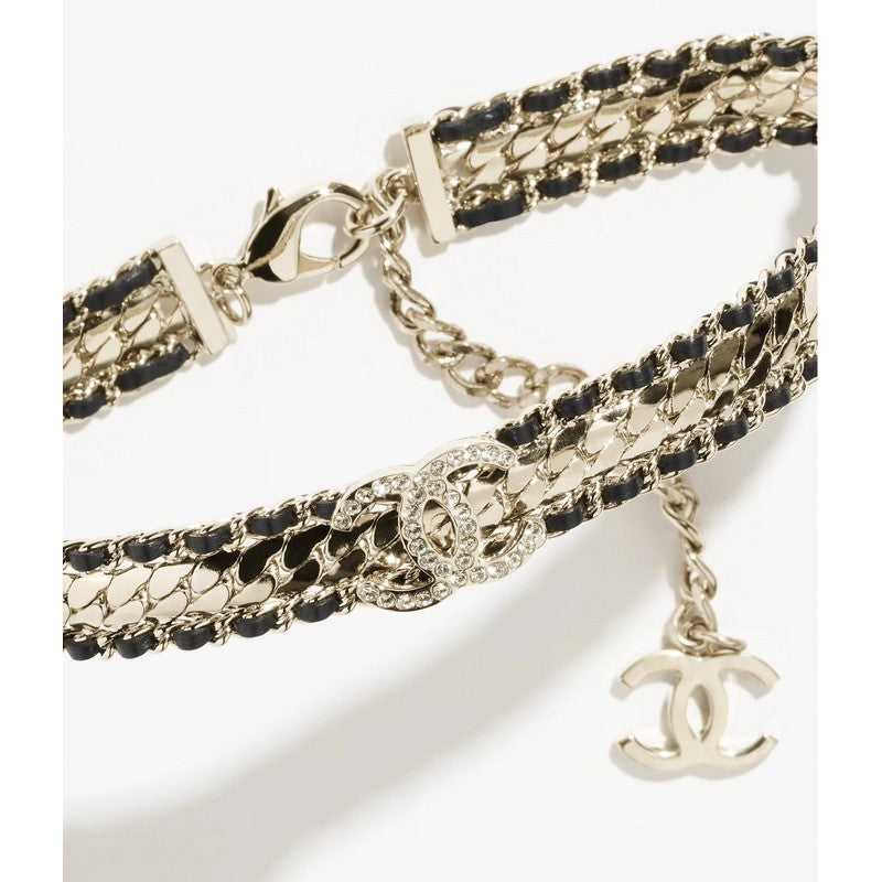 18K Chanel Strass Necklace