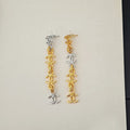 18K Chanel Gold Long Earrings