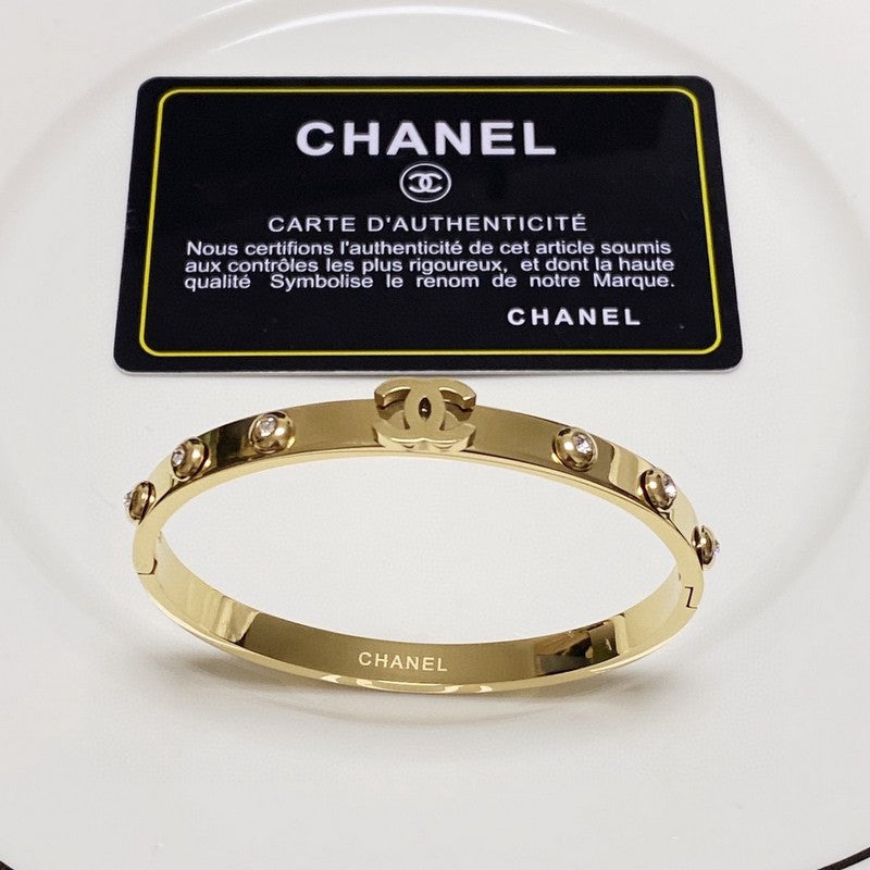 18K Chanel Vintage Diamond Bracelet