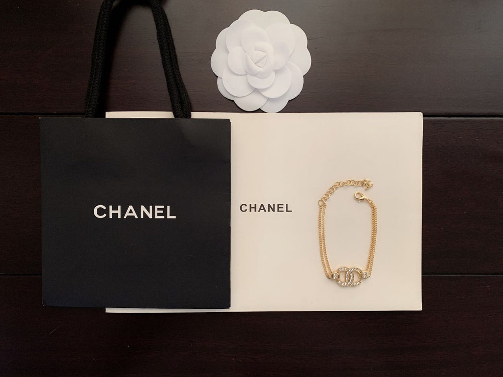 18K Chanel Crystals Bracelet