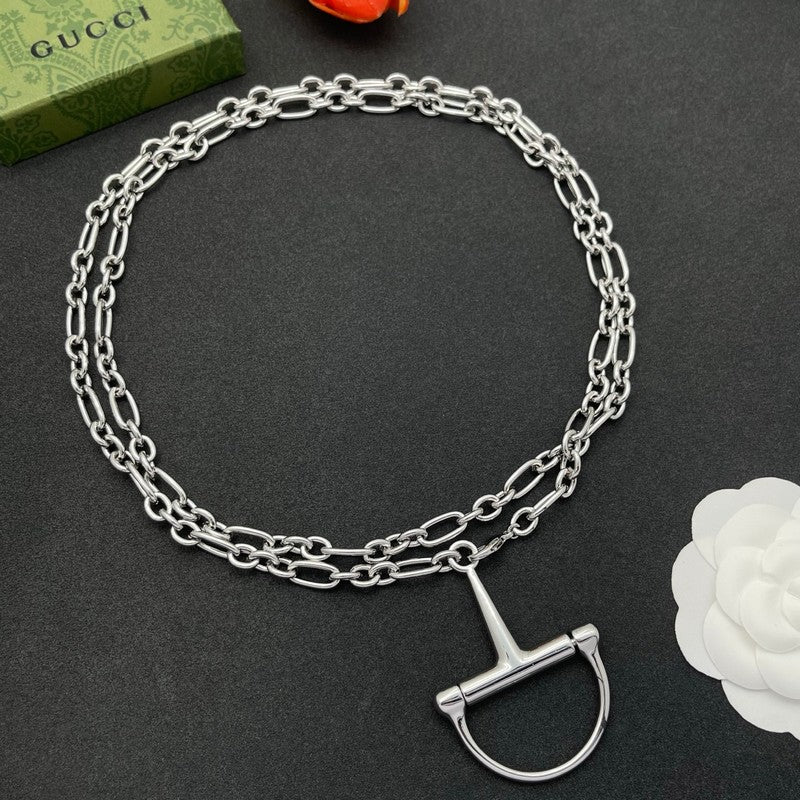 18K Gucci Gold Chain Link Necklace