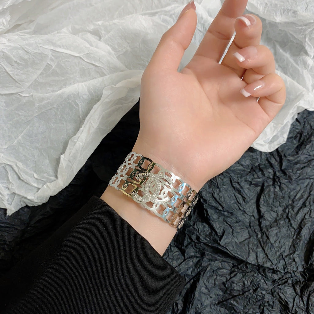 18K Chanel Vintage Cuff Bracelet