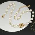 18K Gucci Pearl Necklace