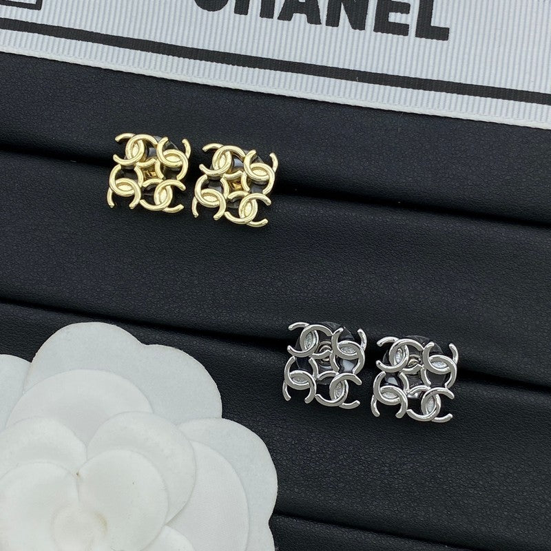 18K Chanel 24C Earrings