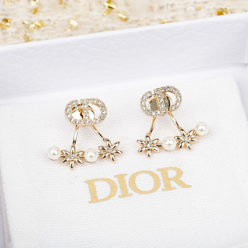 18K Dior Tribales Diamond Earrings