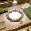 18K Gucci Anger Forest Violet Bead Chain Bracelet