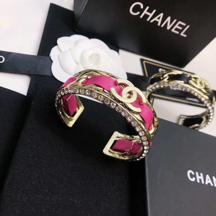 18K Chanel Red Cuff Bracelet