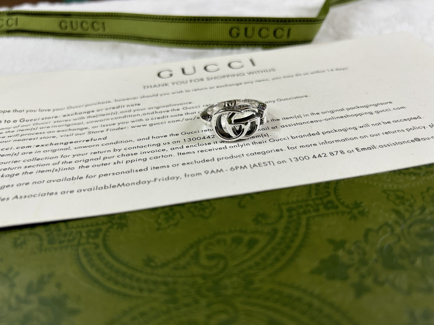 Gucci Marmont Key Open Ring