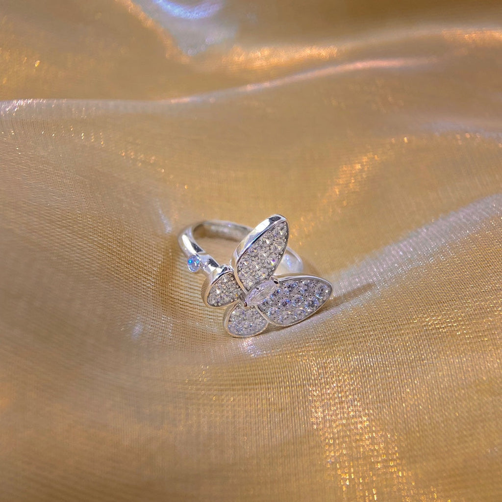 18K Van Cleef & Arpels Two Butterfly Ring