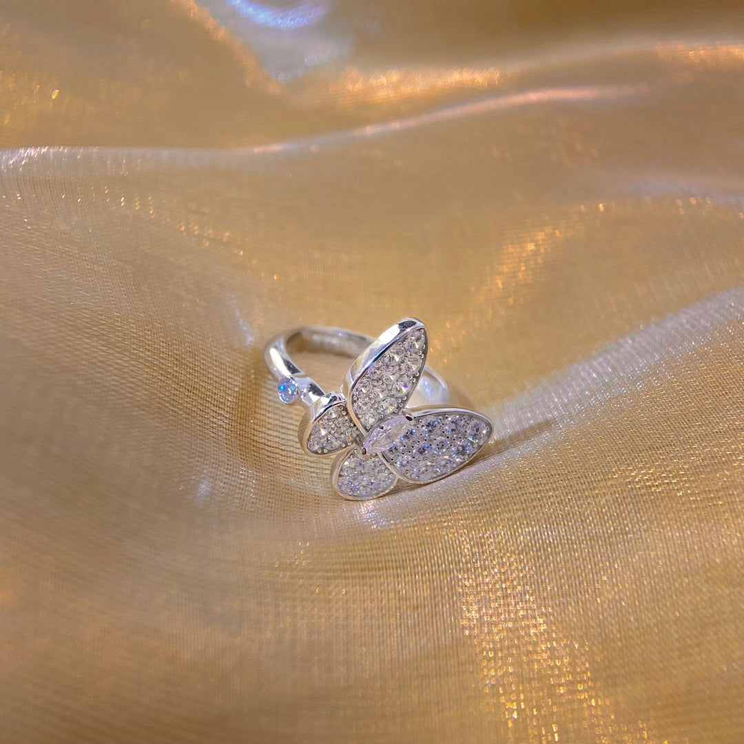18K Van Cleef & Arpels Two Butterfly Ring