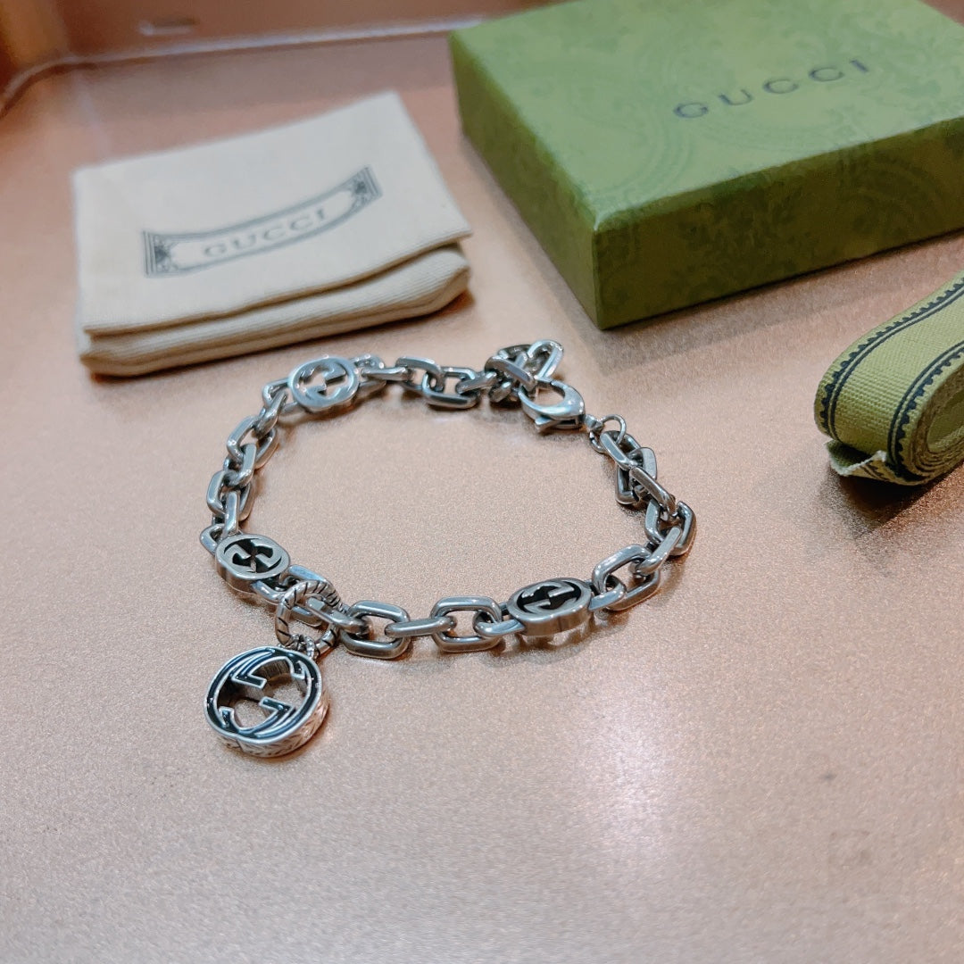 Gucci Interlocking G Pendant Bracelet