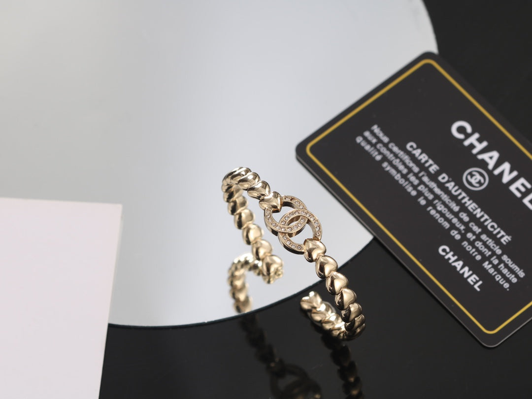 18K Chanel Open Cuff Bracelet