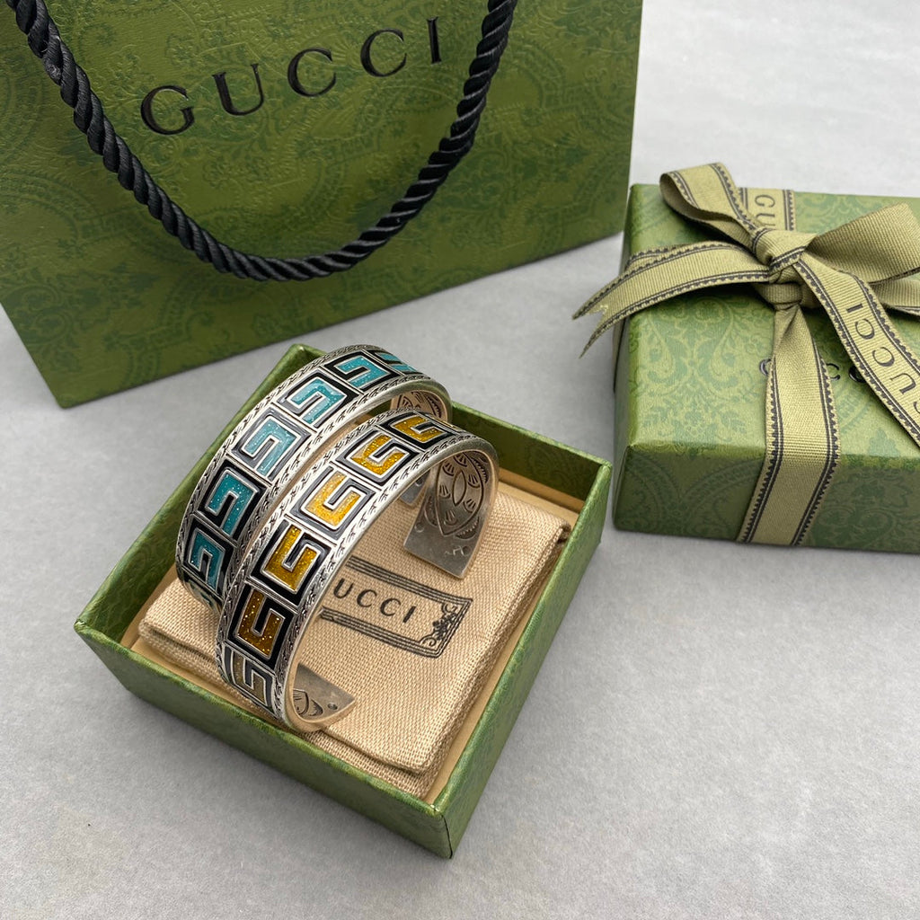 Gucci Cube Yellow Wide Bracelet