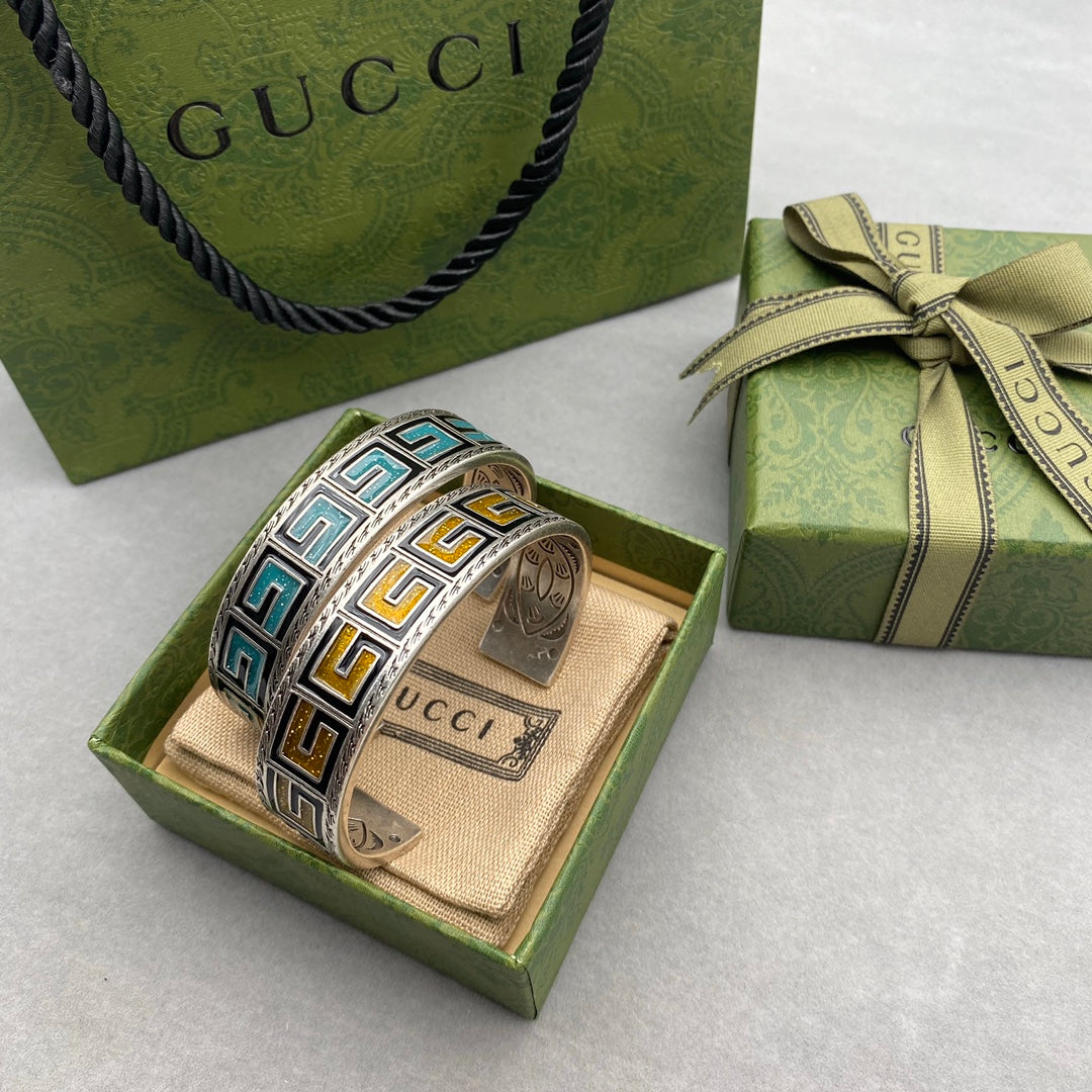 Gucci Cube Yellow Wide Bracelet