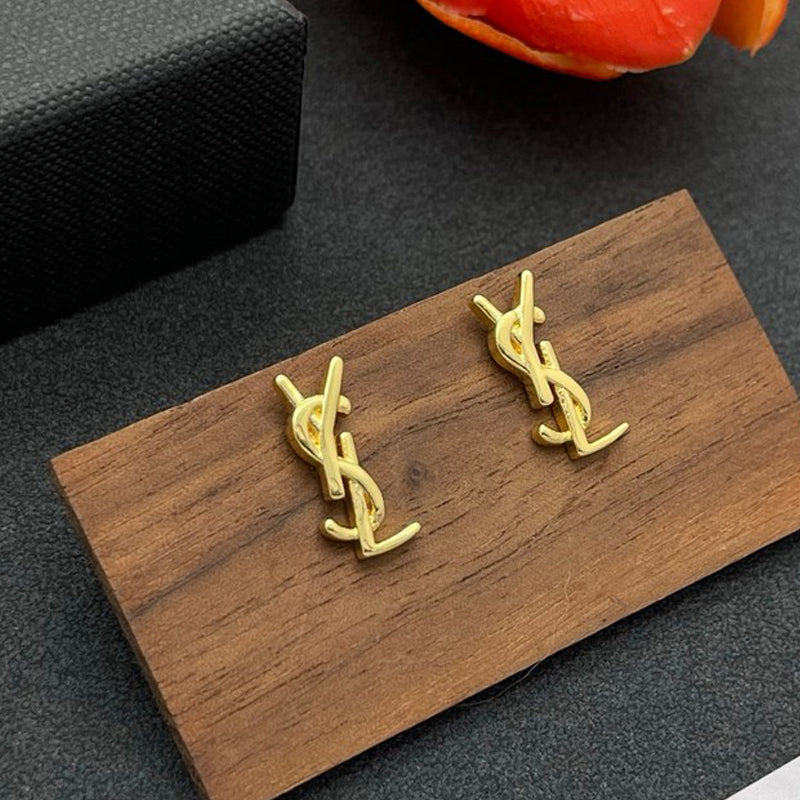 18K YSL Gold Earrings