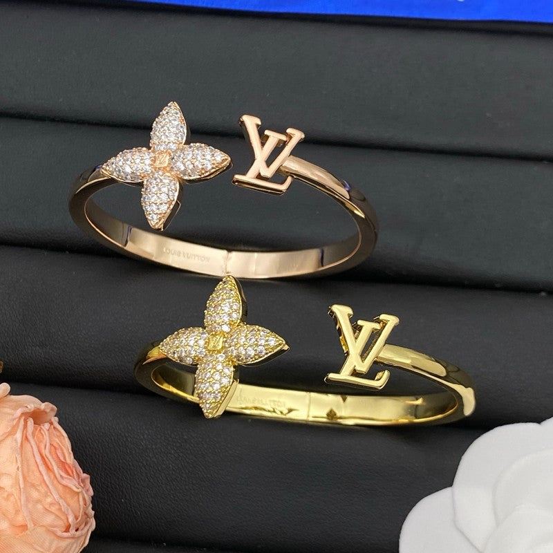 18K Louis Vuitton Blossom Open Bracelet