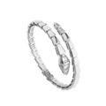 18K BVLGARI BV Serpenti Demi-Pave Diamonds Bracelet
