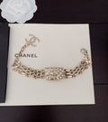 18K Chanel Gold Chain Bracelet