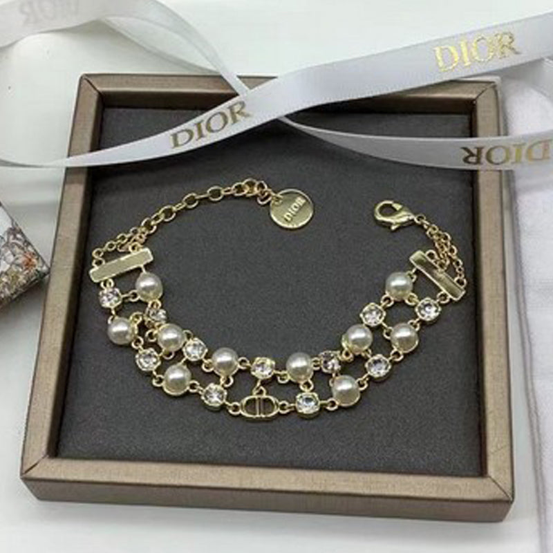 18K Dior Pearl Bracelet
