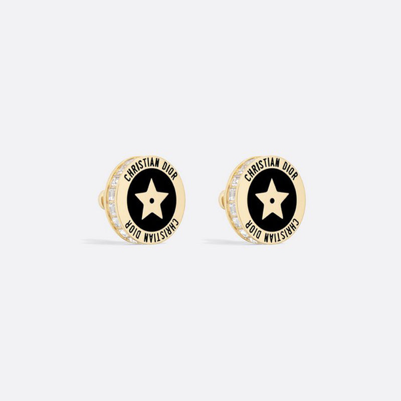 18K Dior Night Code Earrings