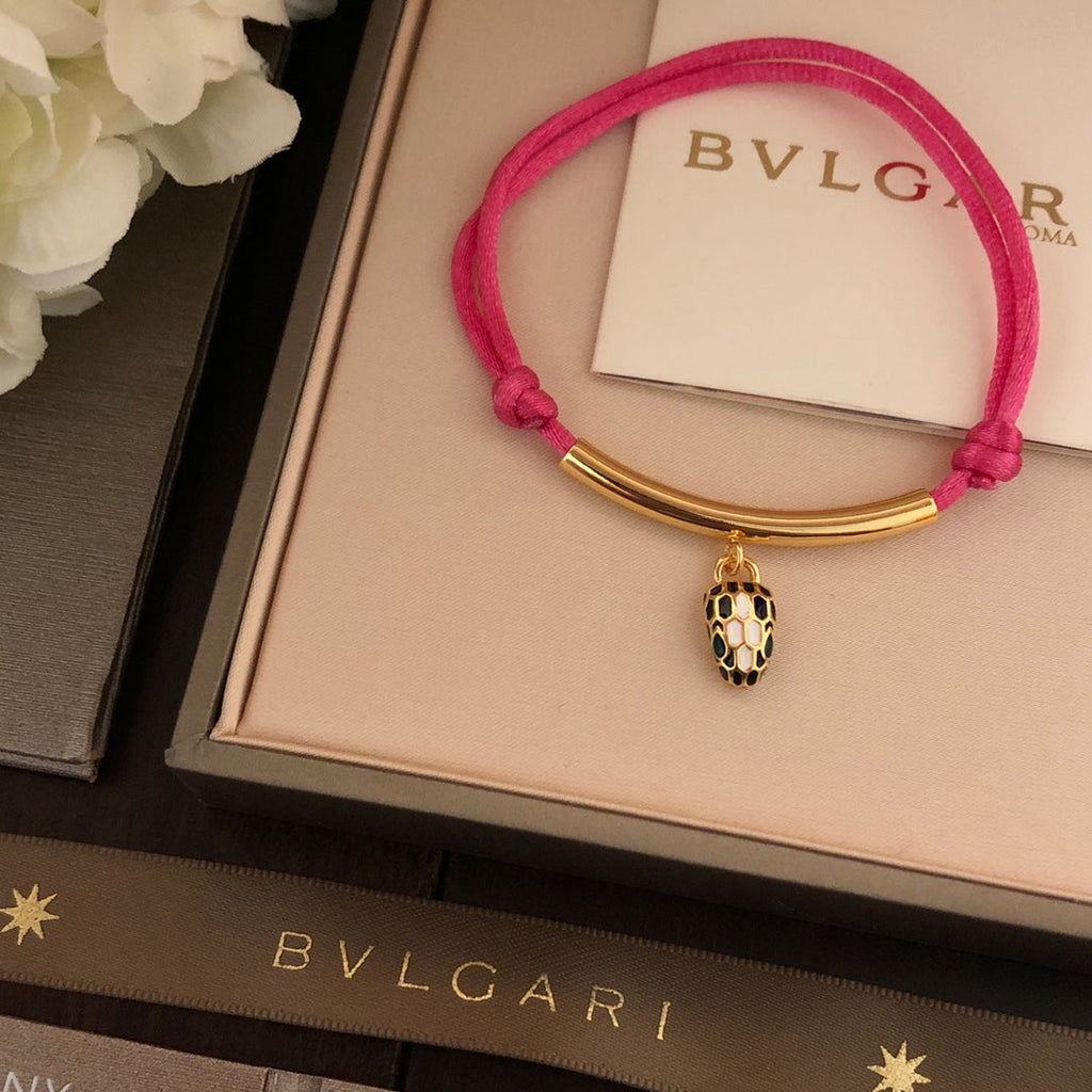 18K BVLGARI BV Serpenti Forever Pink Bracelet