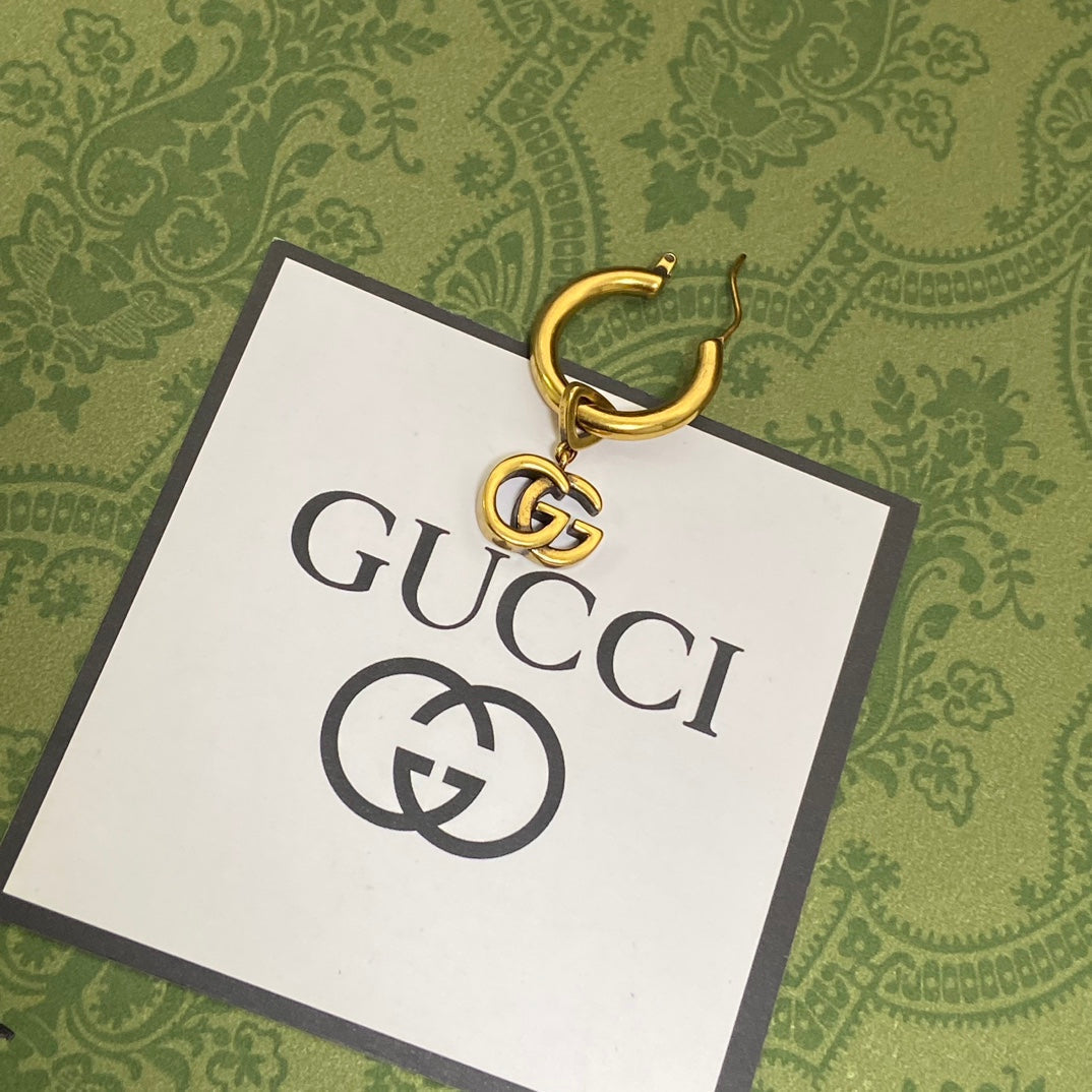 18K Gucci Hollow Earrings