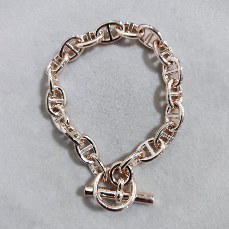 18K Hermes Cha?ne D'ancre Bracelet