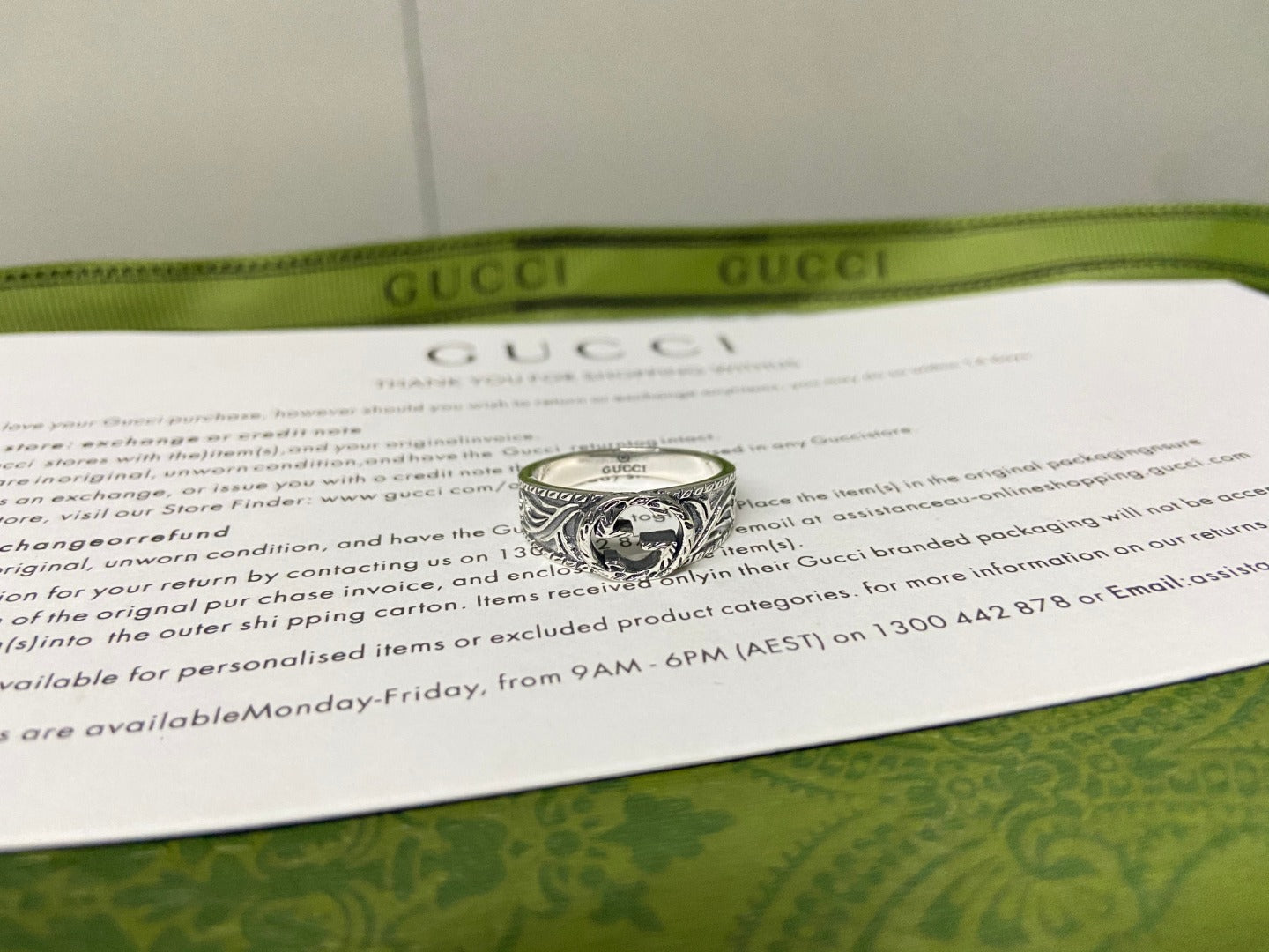 Gucci Interlocking G Ring