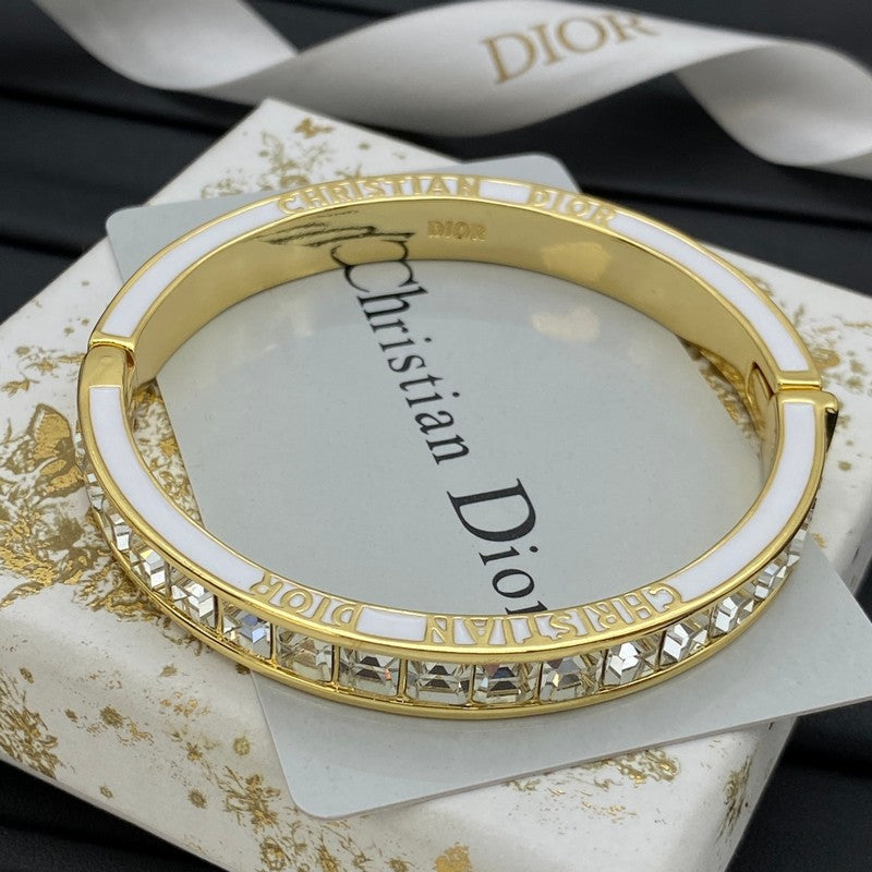 18K Dior Night Code Bangle Bracelet