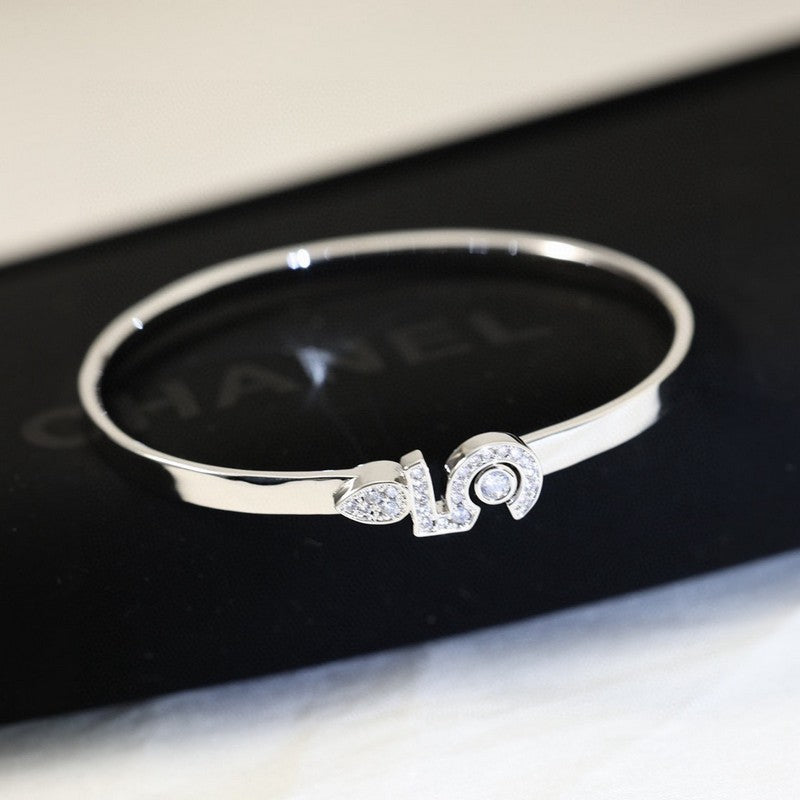 18K Chanel No.5 Diamond Gold Bracelet