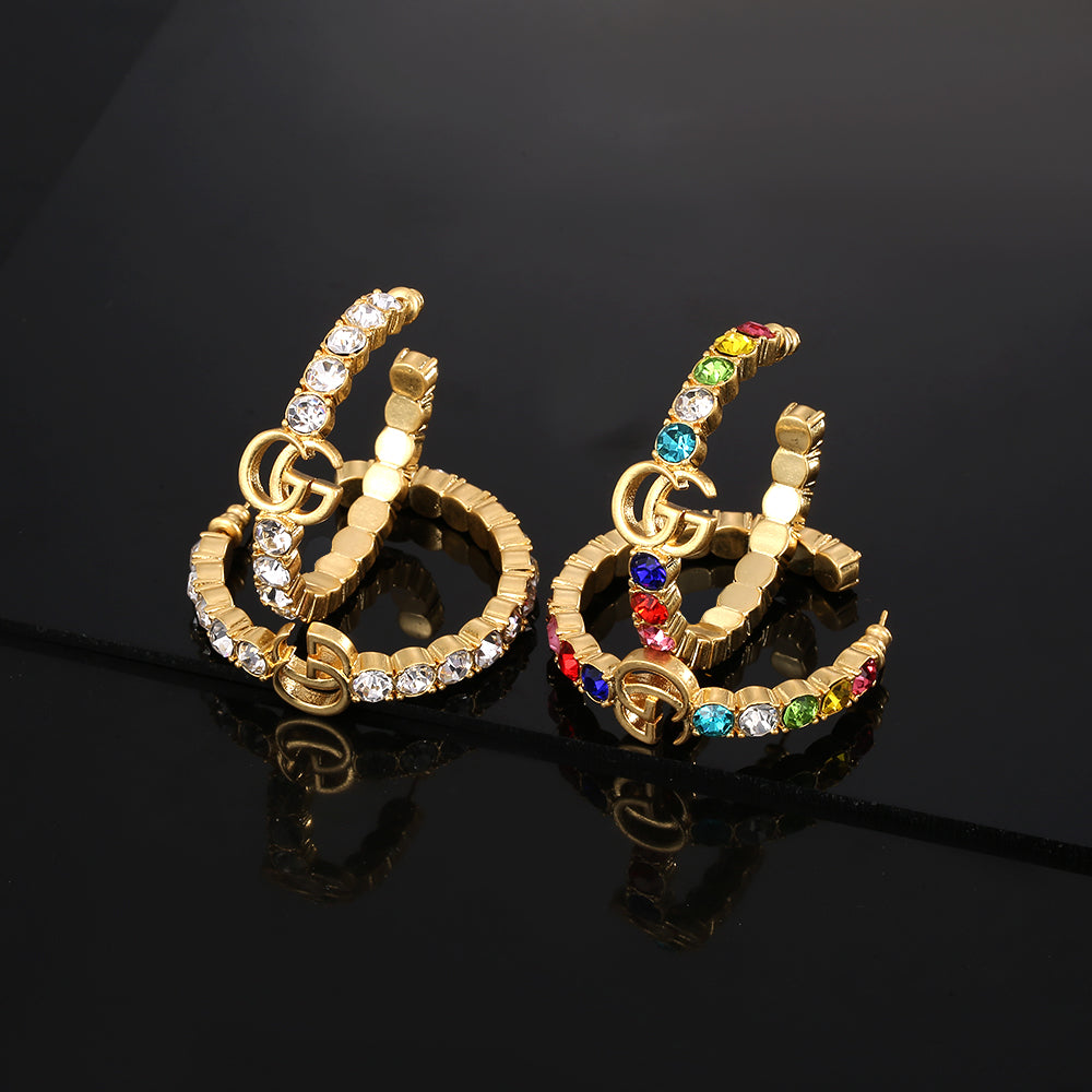 18K Gucci Circle Earrings