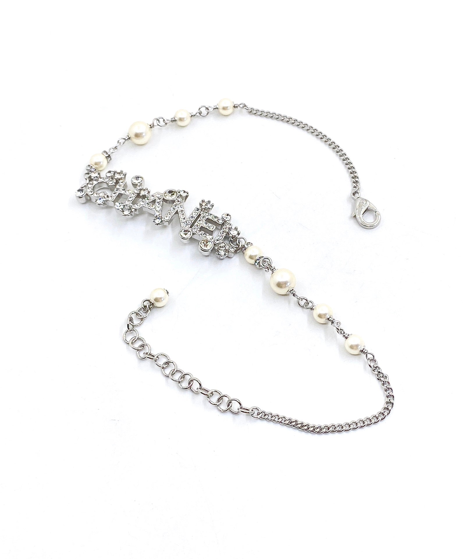 18K Chanel Crystals Necklace