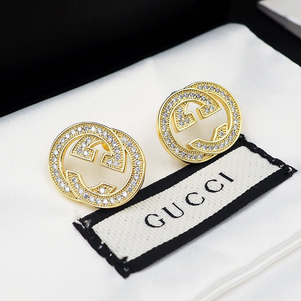 18K Gucci Diamonds Earrings
